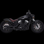Vance & Hines Twin Slash 3in PCX Slip-On for Harley-Davidson Indian Scout (2015–2020)