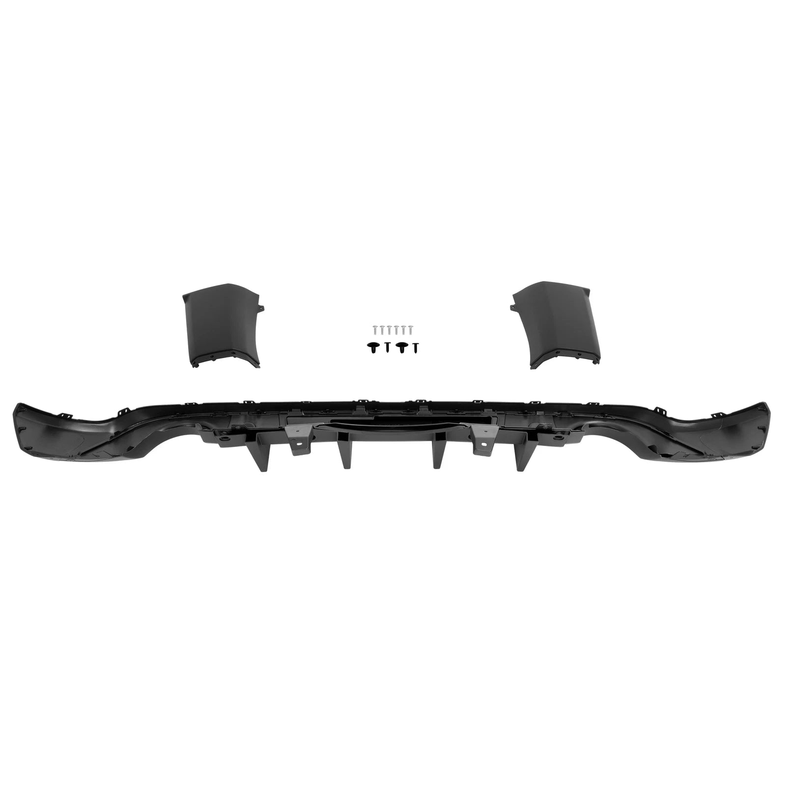 Shark Fin Rear Bumper Diffuser Matte Black for Dodge Durango (2011-2025)