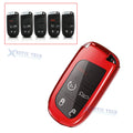 Red TPU Remote Key Cover for Dodge Journey Charger (2019–2020)
