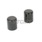 Black Docking Hardware Point Cover Kit for Harley Touring Softail Dyna (2008-2023)