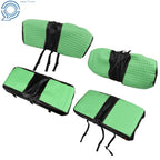 Set of 2 Front and Rear Seat Covers for Club Car DS (2000.5–Present) - Green