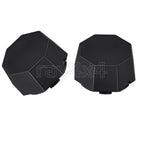 2 Matte Black Hub Caps for Polaris Sportsman 570 (Only TO 6/20/2024) 5451374-458