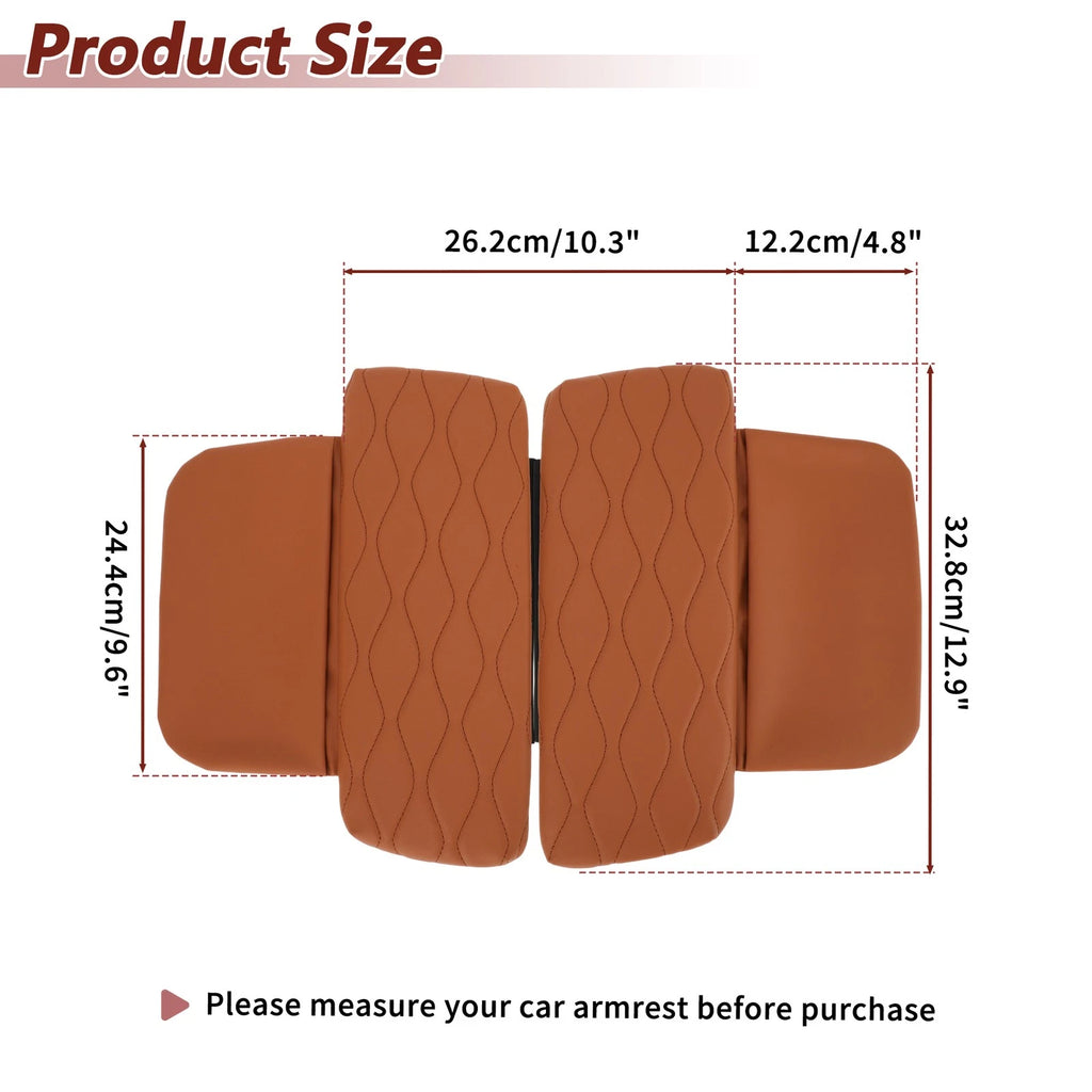 Center Console Cover for BMW X5 G05 (2019–2025) Napapi PVC Armrest Brown