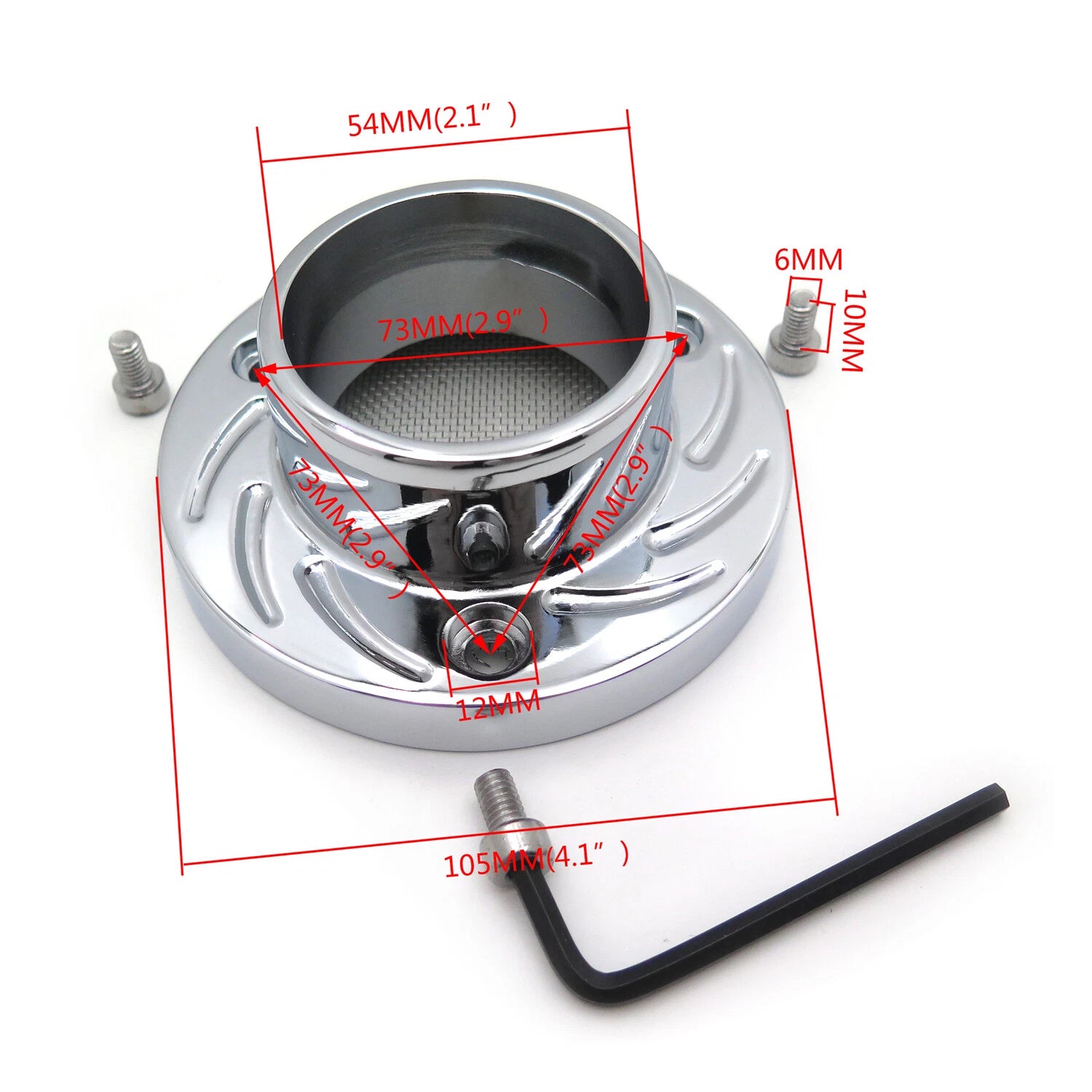 Exhaust Outlet Power Tip Pipe for Arctic Cat DVX400, Kawasaki KFX400, Suzuki LTZ400