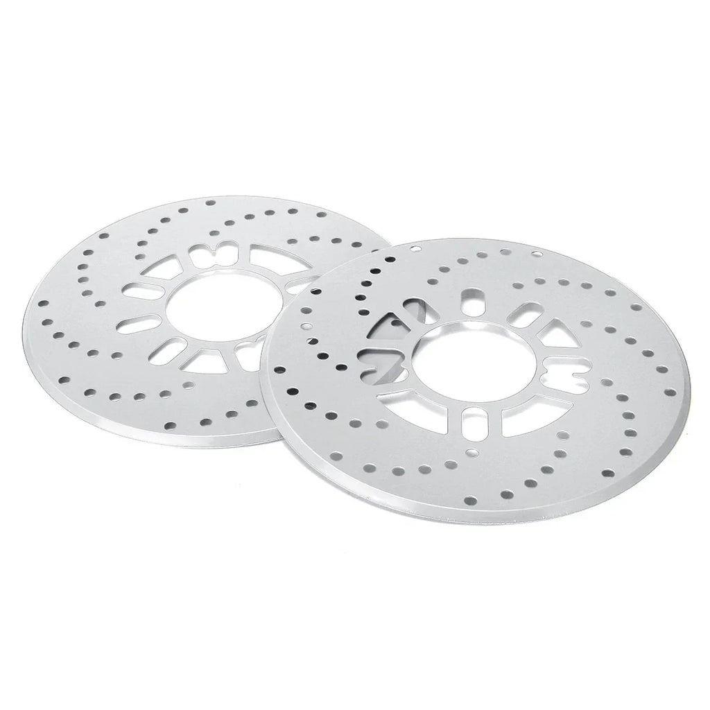 2X Cross Drilled Aluminum Brake Disc Cover for Car Wheel Decor 2.95"