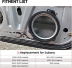 2X 6.5" Car Front Door Speakers Mounting Brackets for Subaru WRX STI (2008–2019)