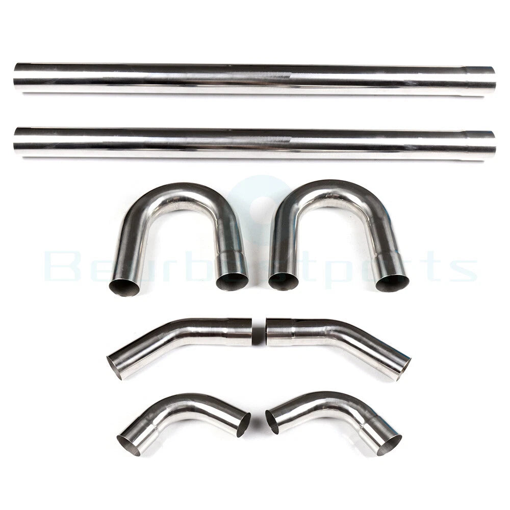 3" Stainless Steel T-304 Mandrel Exhaust Pipe Bend Kit for Custom Applications