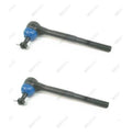 Set of 2 Front Outer Tie Rod Ends for Chevy S10 GMC S15 (1982–2004)