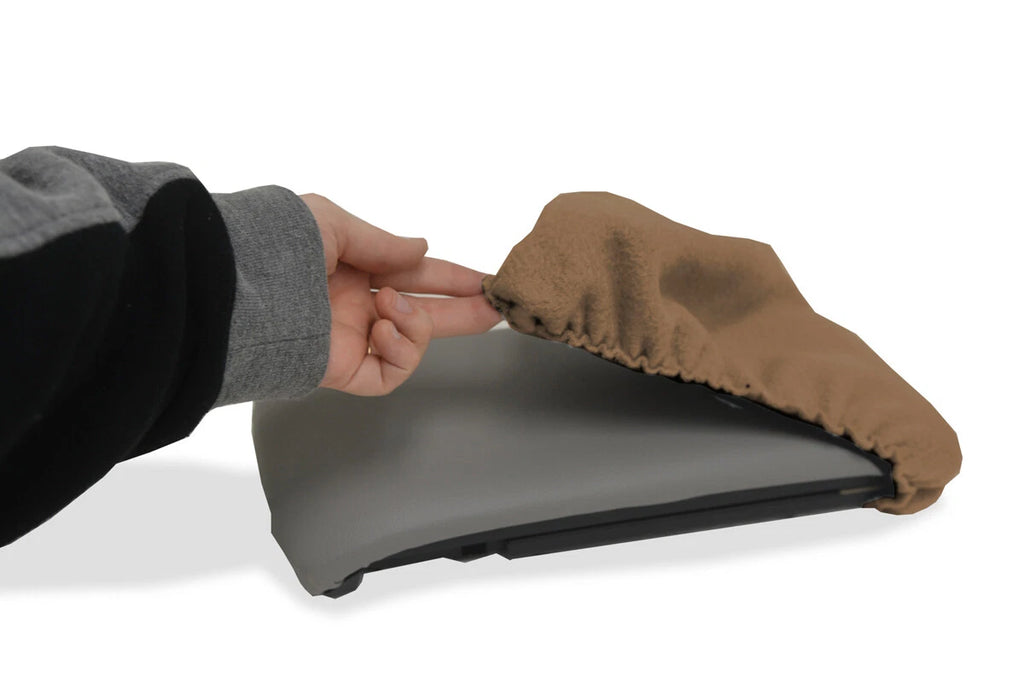 Fleece Console Lid Armrest Cover for Nissan Murano (2003–2004) Beige