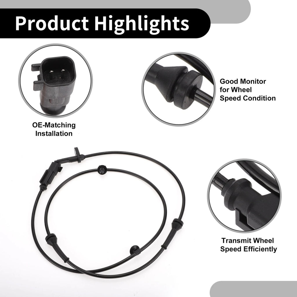 ABS Sensor No.AE9Z2C204A for Ford Flex (2010–2012) Front Left/Right