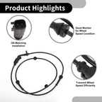 ABS Sensor No.AE9Z2C204A for Ford Flex (2010–2012) Front Left/Right