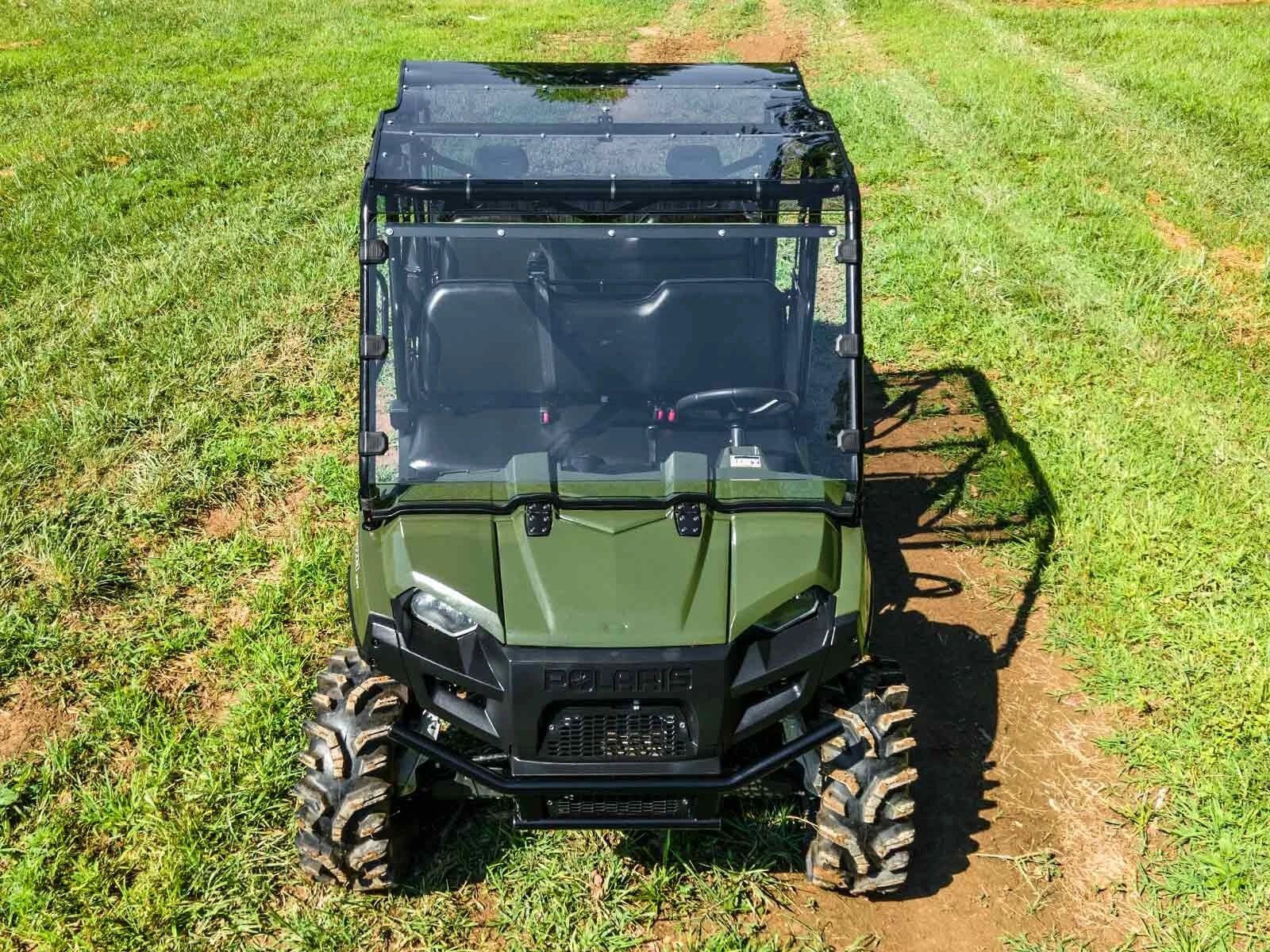 SuperATV Heavy Duty Tinted Roof for Polaris Ranger 570 Crew / 800 Crew (2015–2020)