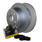 Rear Brake Kit 325mm Rotors & Akebono Pads for Chevrolet GMC