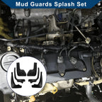 Set of 4 Mud Flaps Splash Guards for BMW 5 Series GT (2012–2015)