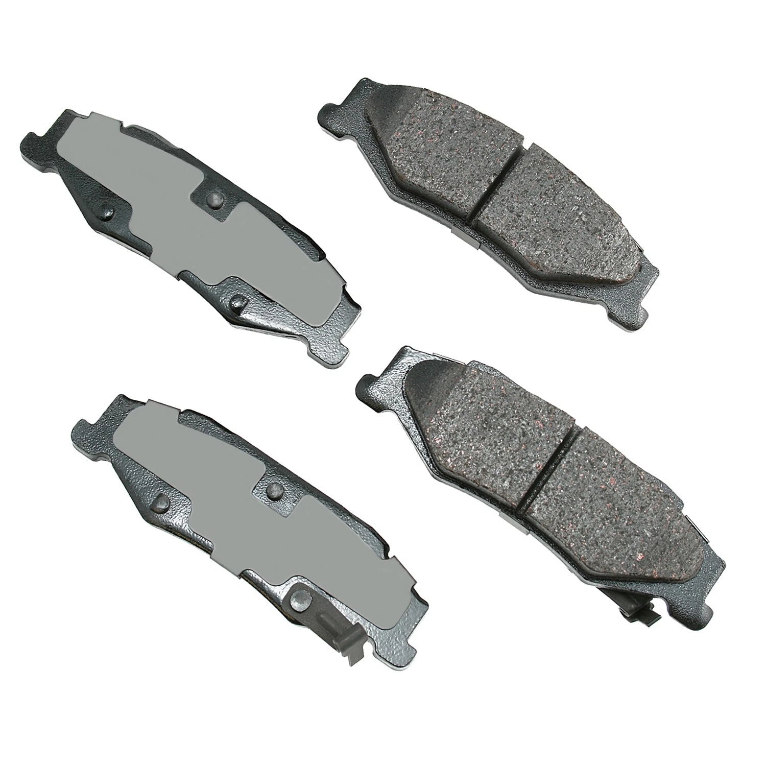 Set of 4 ProAct Disc Brake Pads for Cadillac XLR, Chevy Corvette (1997–2013) ACT732