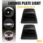 2X Rear License Plate Tag Lights Housing for Nissan Frontier (2005–2006) EPY