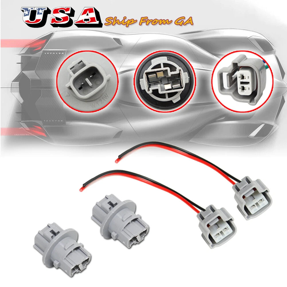 Set of 2 Turn Signal Socket Connectors for Toyota 4Runner (2003–2005)