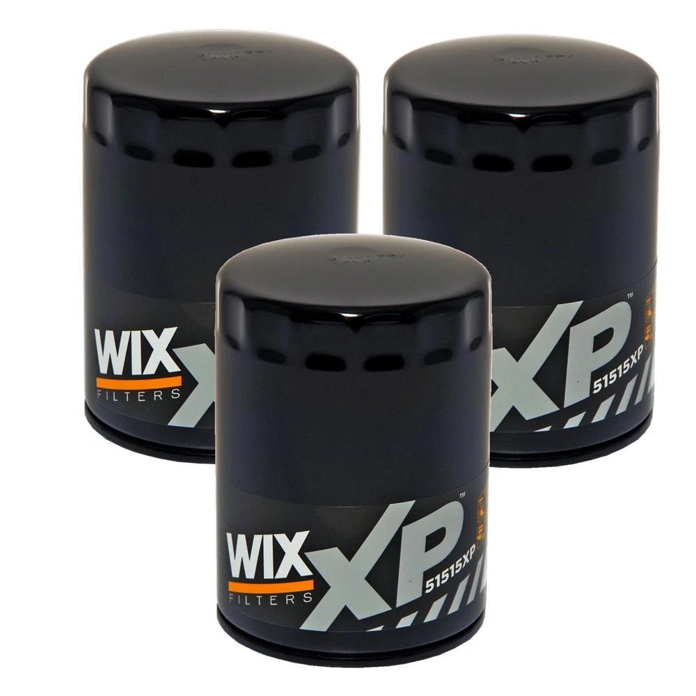 3X Wix 51515XP Engine Oil Filter Kit for (Spin-On)