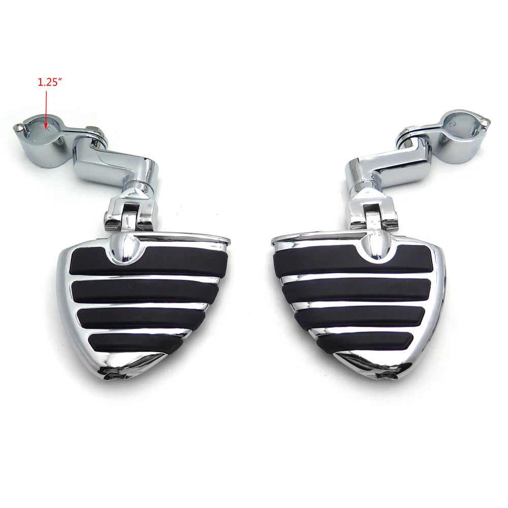 Mini Wing Highway FootPeg Set of 2 for Kawasaki Vulcan VN400 VN800 (1996–2009)