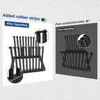 Steel Windshield Rack for Lite Auto Glass (5-10 Slot) with Rubber Pad