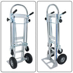 4-in-1 Aluminum Folding Hand Truck Trolley (1000 lbs Capacity)