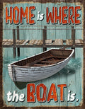 Fishing Lake Ocean Boating Rustic Metal Sign 2705