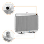3-Row Aluminum Racing Radiator for Ford Mustang/Mercury XR7 (1967–1970)