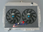 Aluminum Radiator & Fans for AMC AMX Ambassador Gremlin Javelin Matador V8 (58-74)