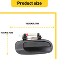 Front Exterior Door Handle RH for Nissan Sentra (2000–2006) Black