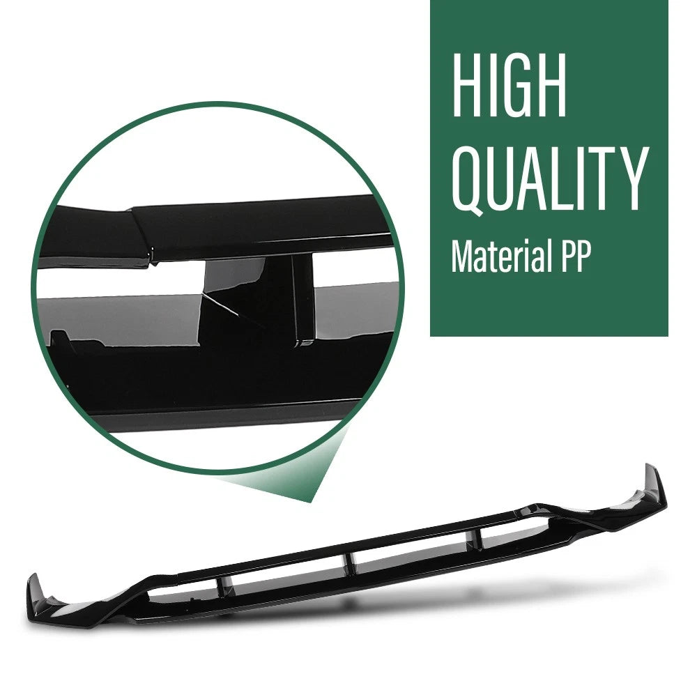 Front Bumper Lip Splitter for BMW X5 G05 (2019–2023) Glossy Black