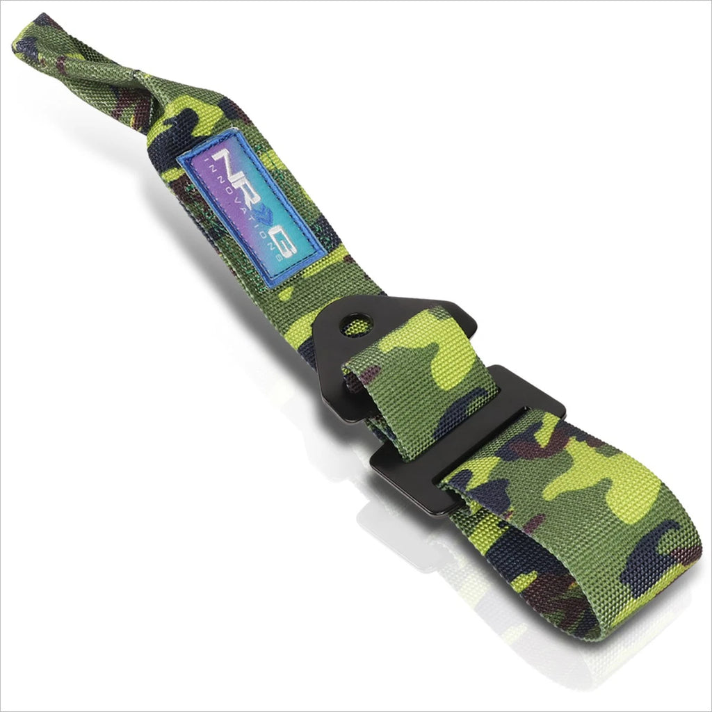 2" Wide Adjustable Nylon Tow Strap for Universal Applications (6600 lbs Capacity)