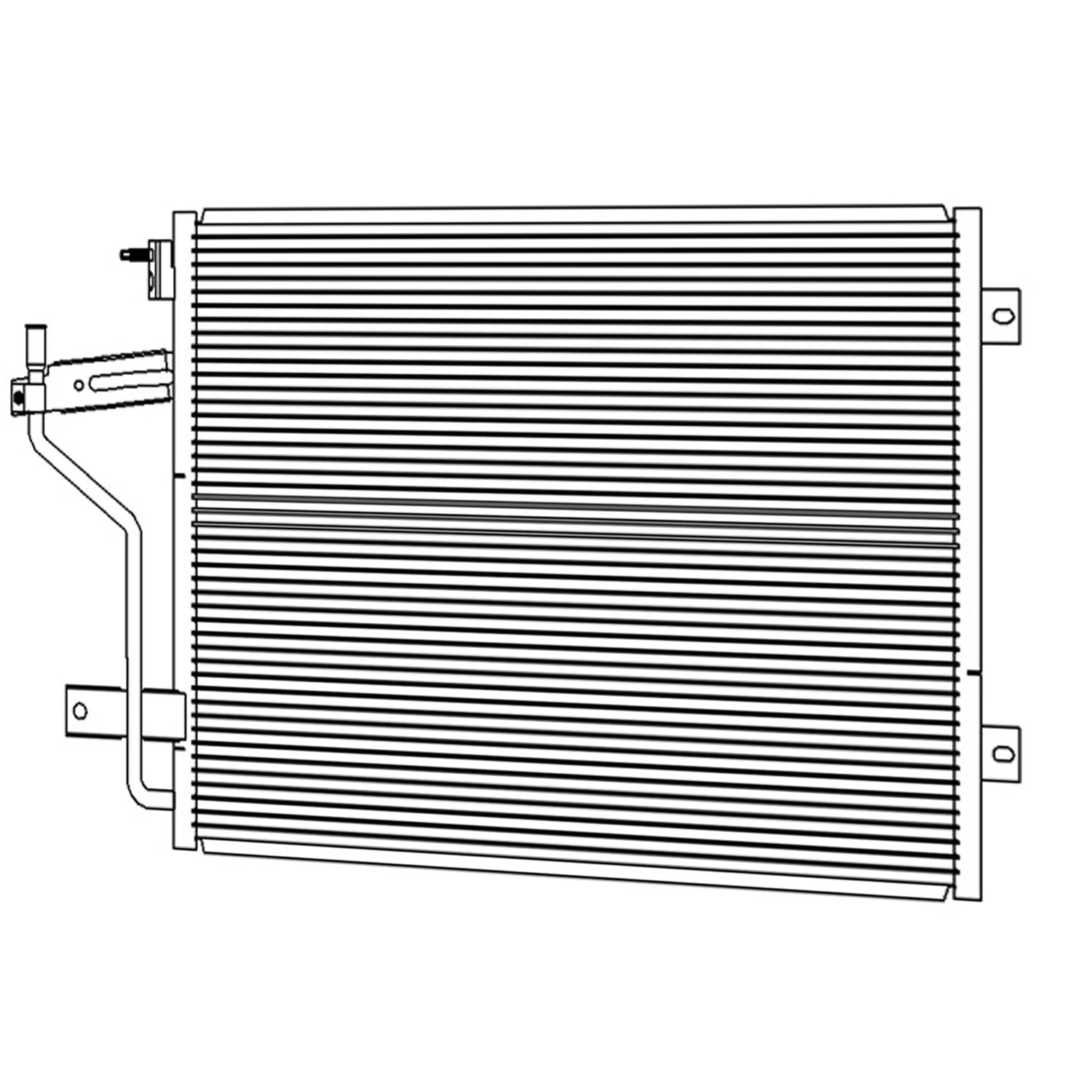 A/C Condenser Replacement for 1998-2002 Dodge Fullsize Pickup (1998–2002)