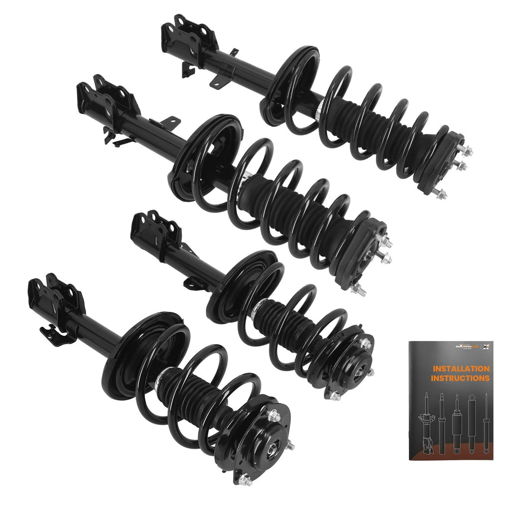 MaXpeedingrods Front Rear Complete Struts Springs for 2009-2012 Toyota Venza AWD