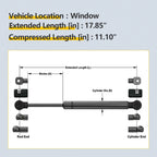 2X Rear Window Lift Supports for Ford Expedition, Lincoln Navigator