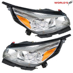 Set of 2 Halogen Projector Headlights for Chevy Malibu (2013–2015)
