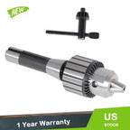 R8 Shank & Key for Keyed Drill Chuck (1/8"-5/8")