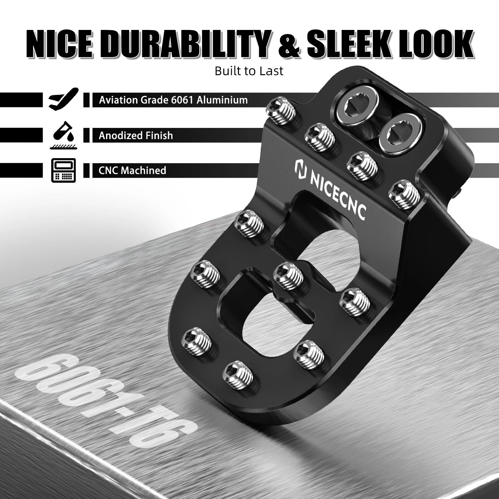 Dual Control Brake Pedal Pad for KTM 390 Adventure/R (2021–2023)