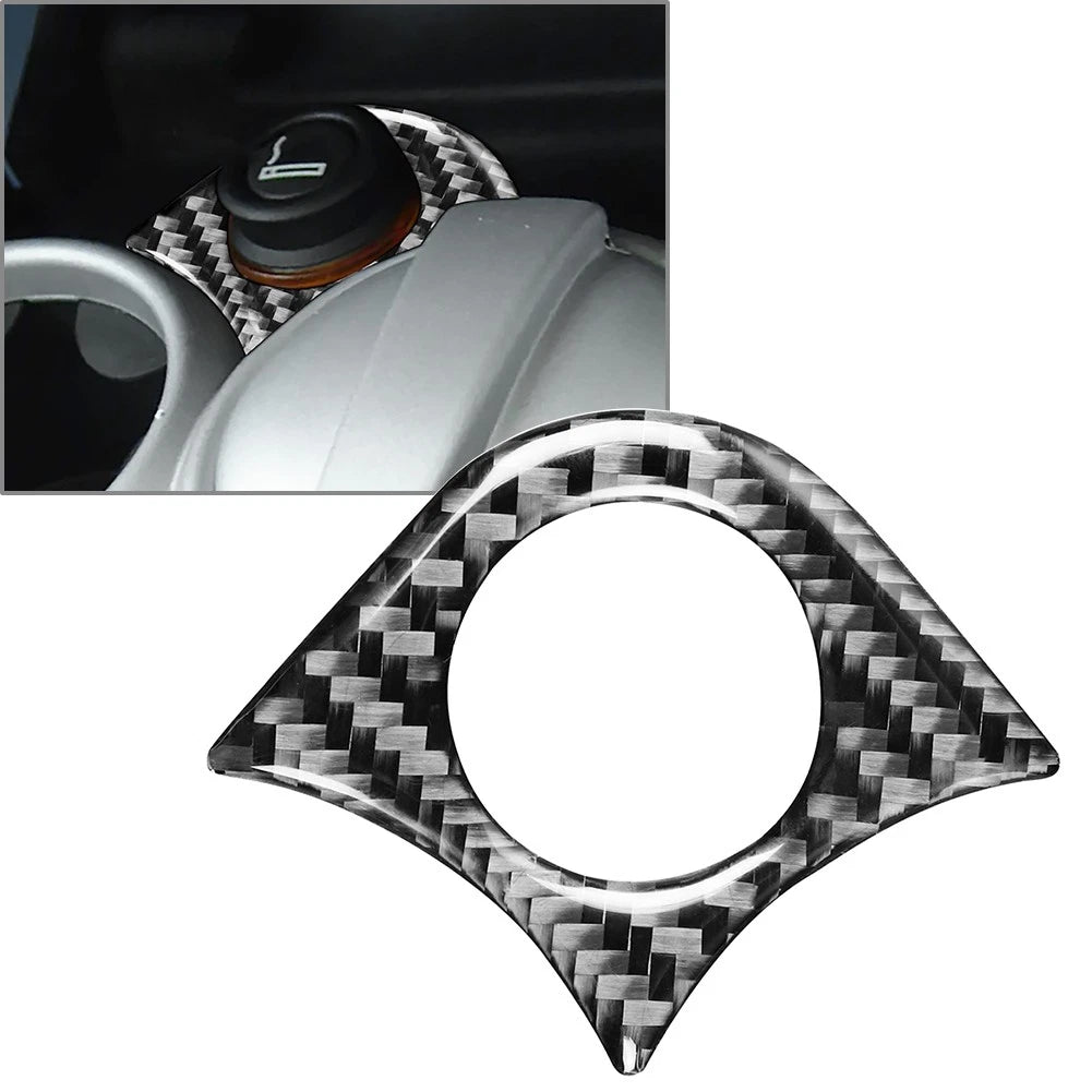 Cigarette Lighter Panel Cover Trim for BMW Mini Cooper R50 R53 (2005–2006) Black