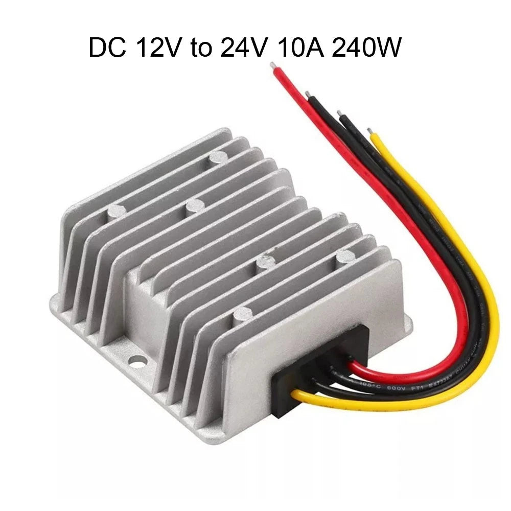 Waterproof DC 12V to 24V 10A Power Booster Voltage Converter Module