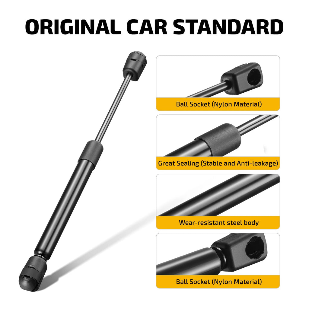 2Pcs Lift Support Gas Strut Shocks for Truck Tool Box Lid (10 Inch, 35Lb)