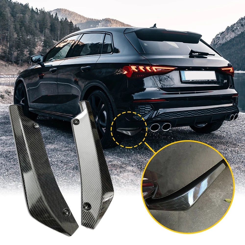 2X Rear Bumper Diffuser Lip Splitter Canard Protector for EXV