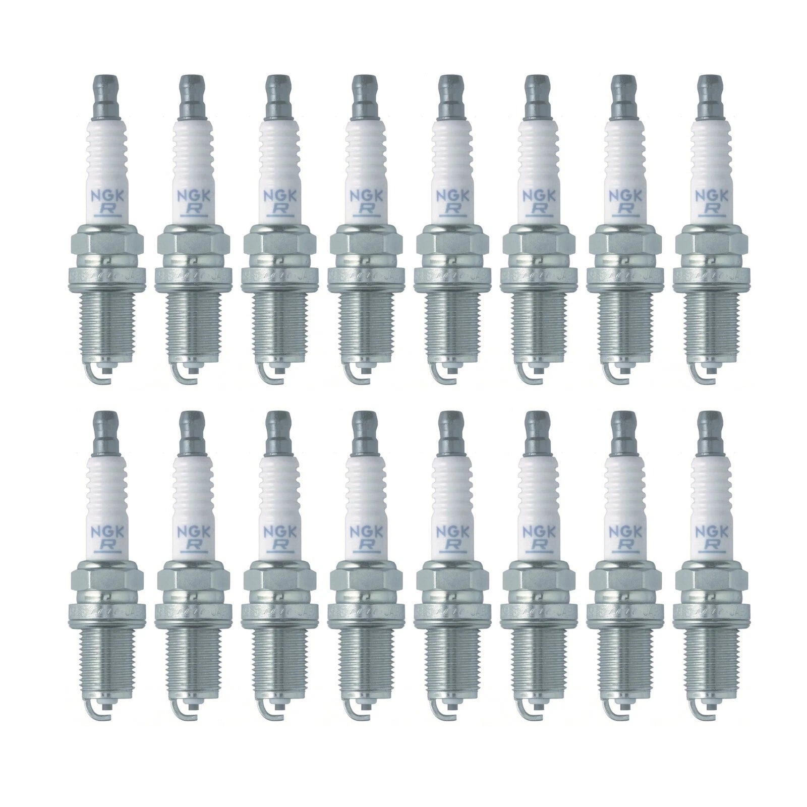 Set of 16 NGK V-Power Spark Plugs (Gap 0.044) for