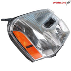 Right Headlight for Chevy Equinox (2005–2009) Halogen Chrome Housing Clear Lens