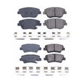 PowerStop 2X Front Rear Euro Carbon Fiber Ceramic Brake Pads Kit for Sonata