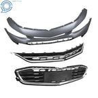 Front Bumper Cover & Grille for Chevy Malibu (2016-2018)