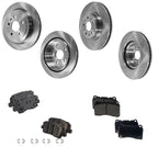 Brake Disc and Pad Kit for Cadillac CTS (2016) - Ceramic Pads, 5 Lugs