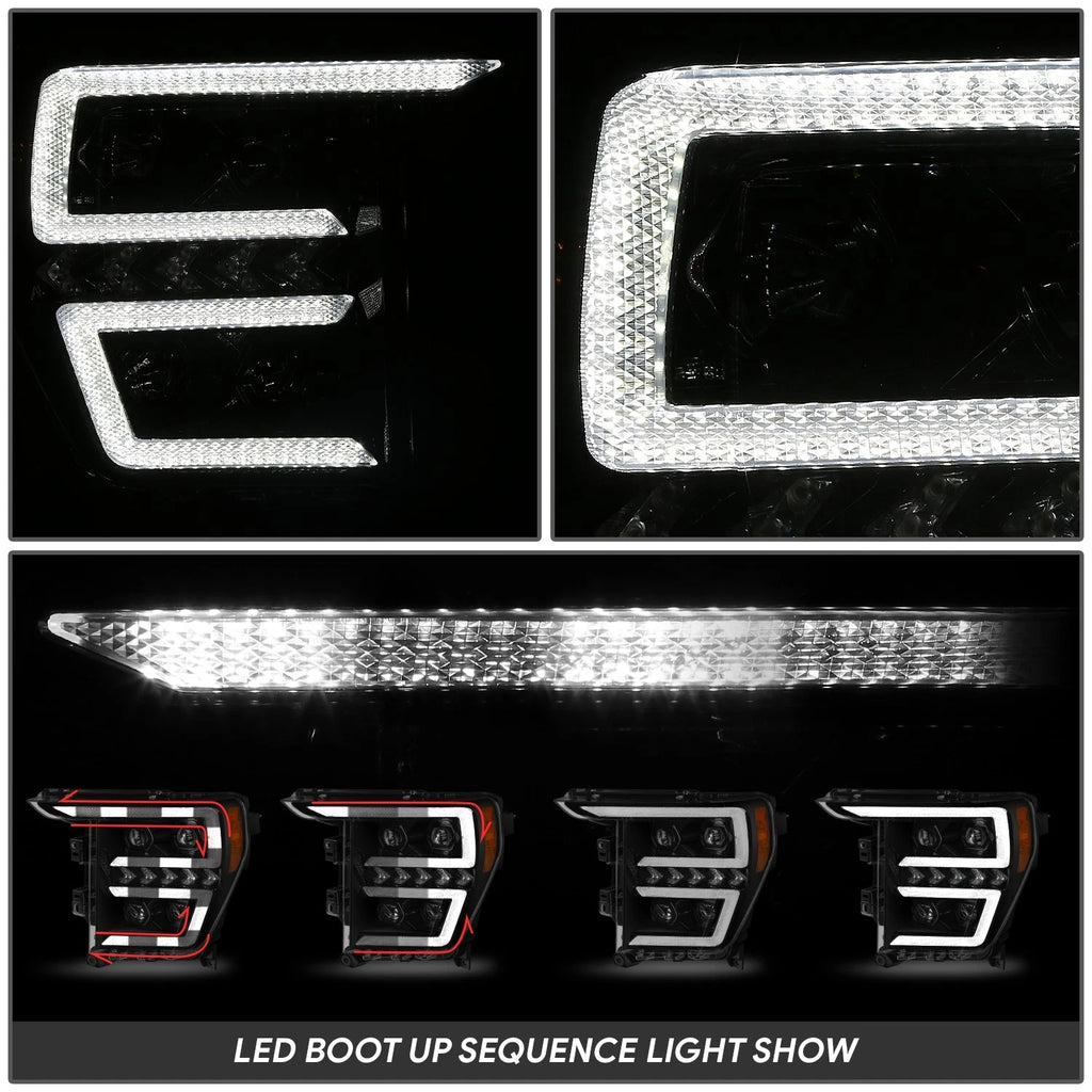 LED Sequential Chasing Projector Headlights for Ford F-150 (2021–2023)