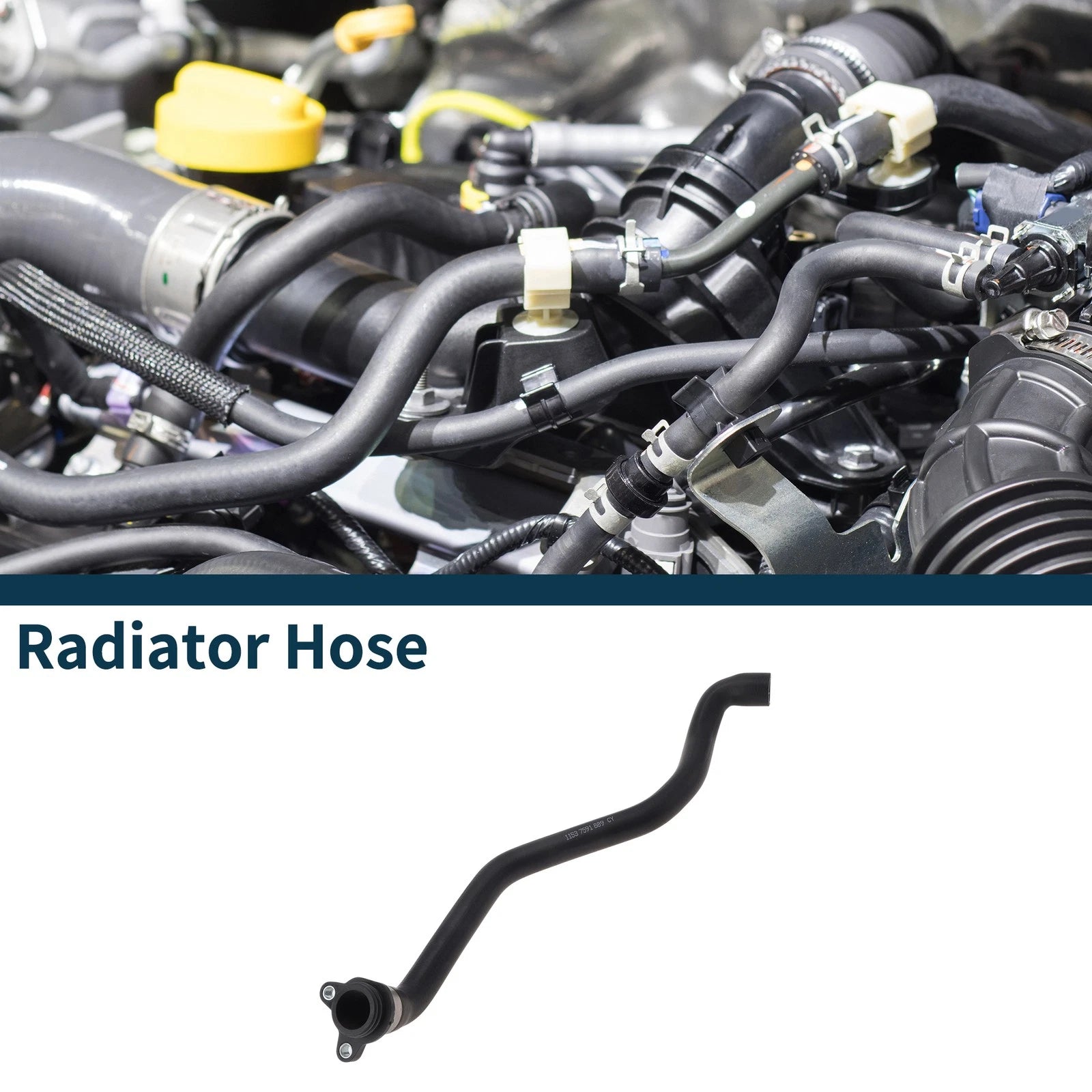 Radiator Hose No. 11537591889 for BMW X3 3.0L (2009–2017)