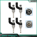 Set of 4 Fuel Injectors for Audi A3 A1 Volkswagen Golf Jetta Polo Tiguan 1.4L