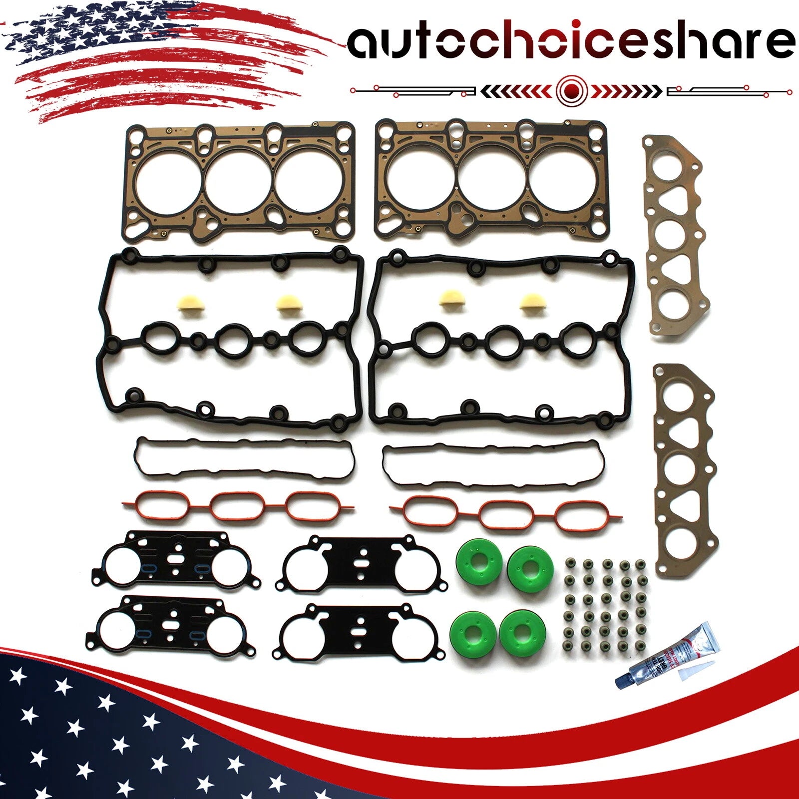 Cylinder Head Gasket Set for Audi A4 Quattro A6 Quattro (2002–2006)